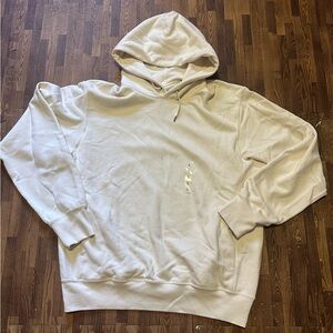 Uniqlo Men’s Cream Hoodie, size Large